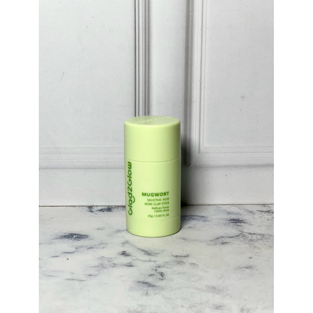 [PRELOVED ORI] Glad2Glow Clay Stick&Face Mask | Mugwort Salicylic Acid Acne