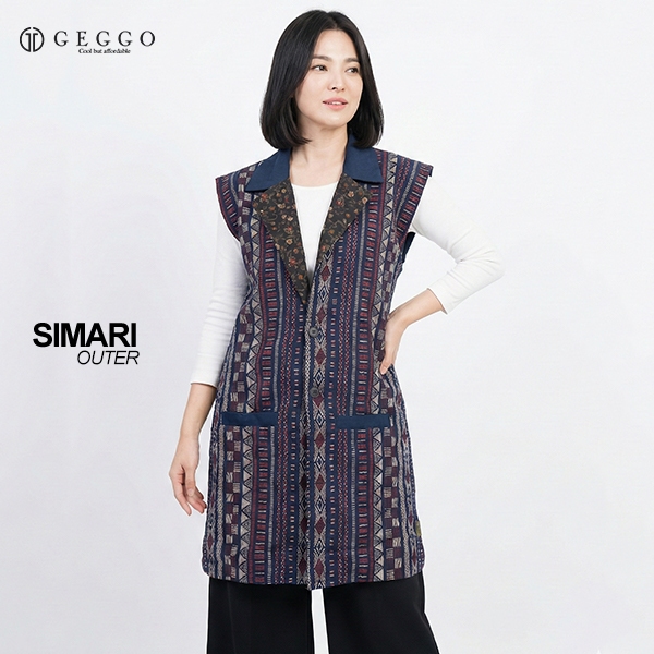 Geggo Woman Outer Panjang Wanita SIMARI OUTER