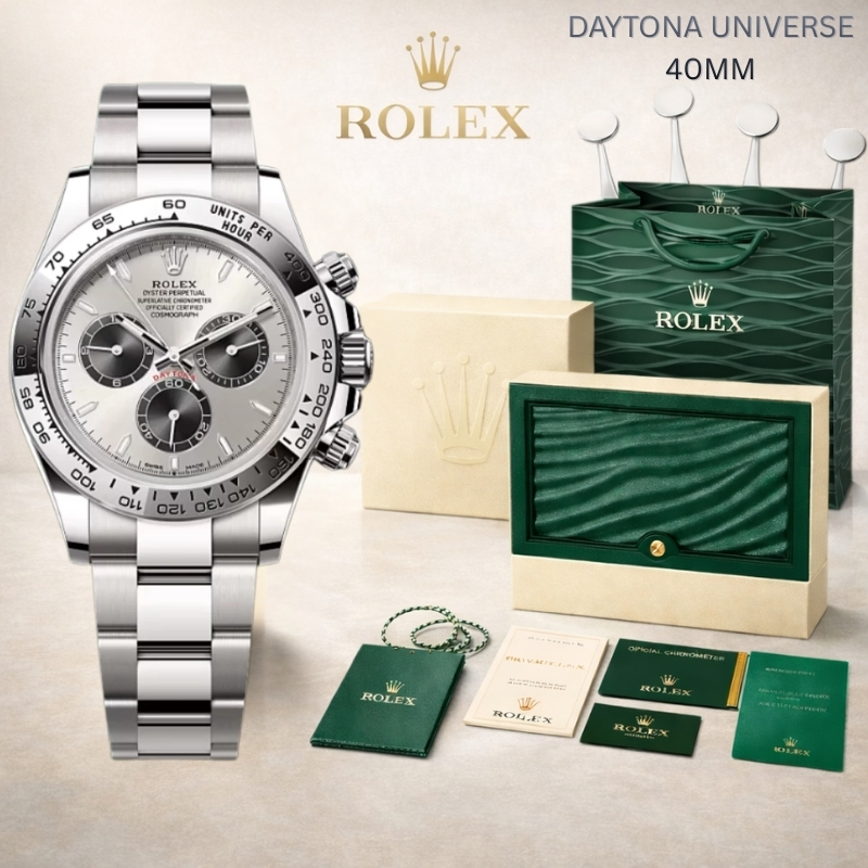 [100% Original] Jam Tangan Pria Rolex watch Cosmograph Daytona M126509-0003 40mm Ready Stock Automat