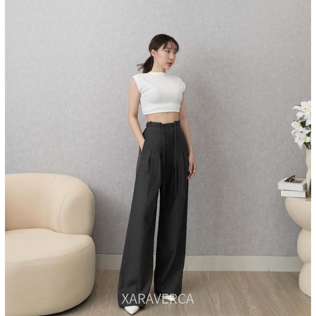 XARA - Elora Cullote Pants Semiwool Celana Kulot Kantor Formal Wanita Premium Semi Wool