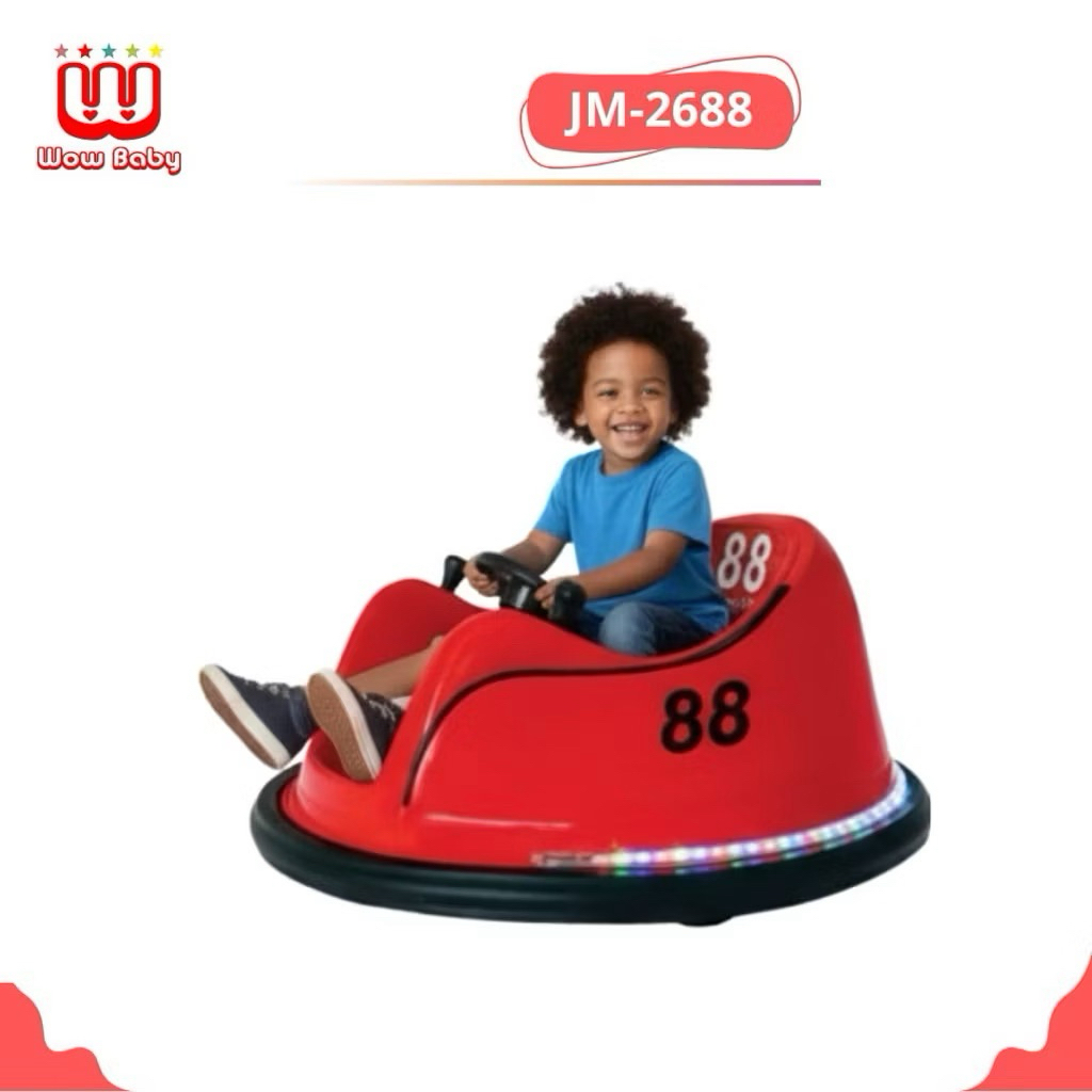 JM MINI BUMPER CAR NO.88 JM-2688 MAINAN ANAK MOBIL ANAK BOM BOM CAR JM2