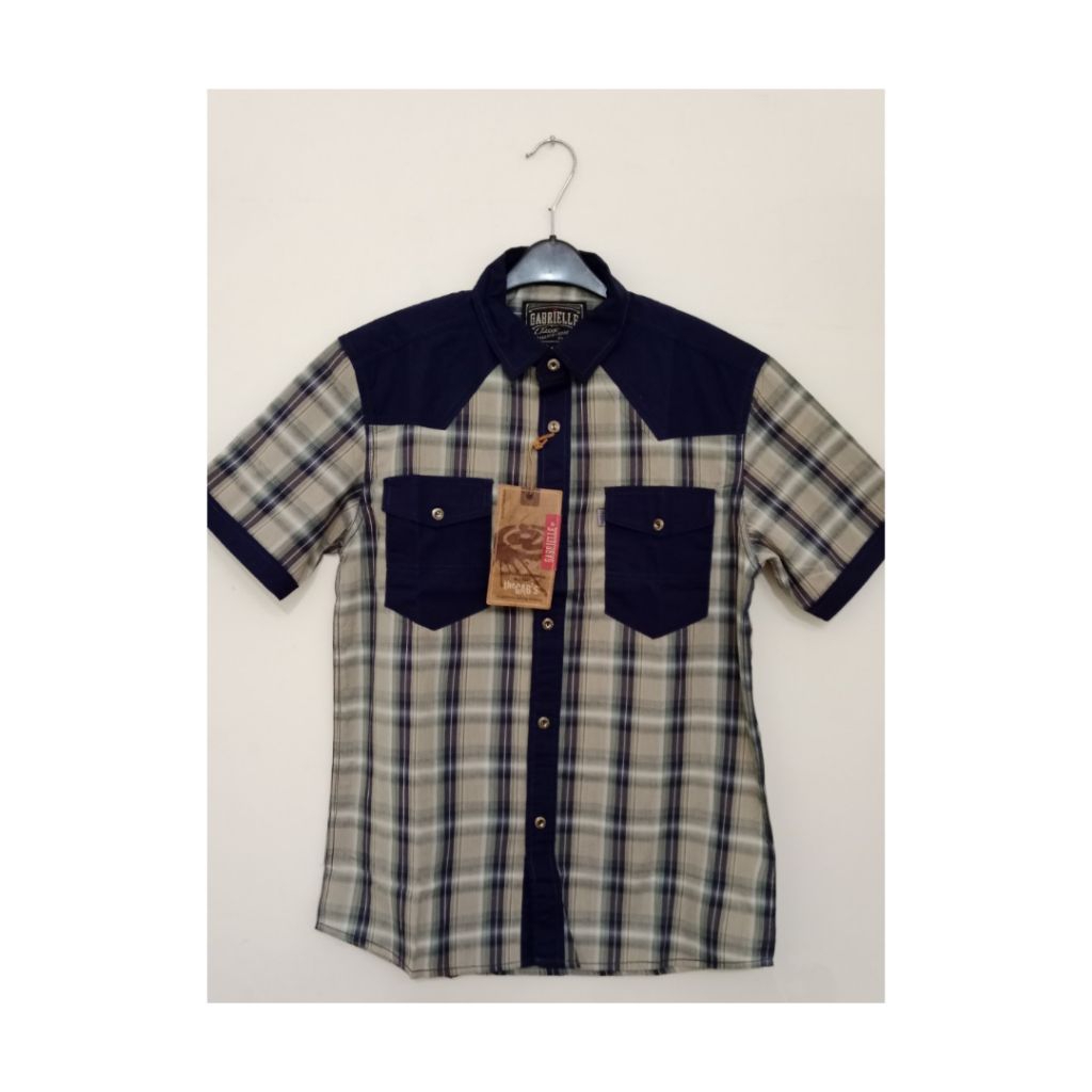 Kemeja Lengan Pendek Gabrielle CUCI GUDANG GABRIELLE ORI