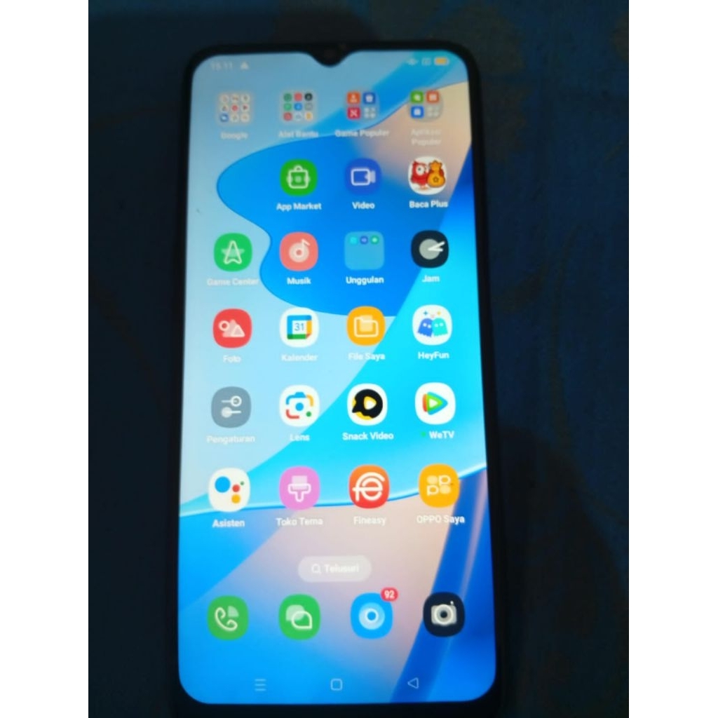 Di jual HP Oppo A16 RAM 3/32 Memori Barang Bagus Mulus, Kondisi Normal Semua Siap Pakai