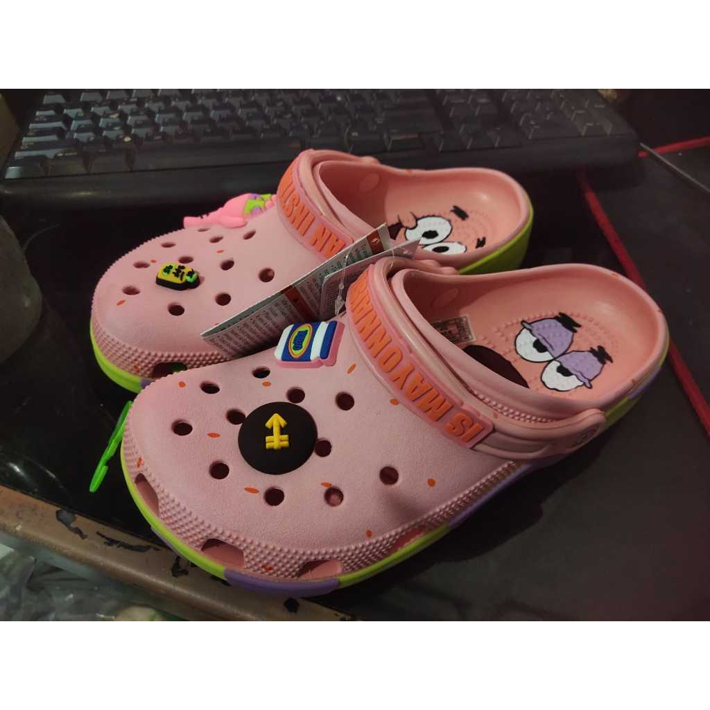 Sandal Crocs Spongebob Clog / Patrick Clog / Crocs Patrick / Sandal unisex / Sandal Crocs / Sandal p