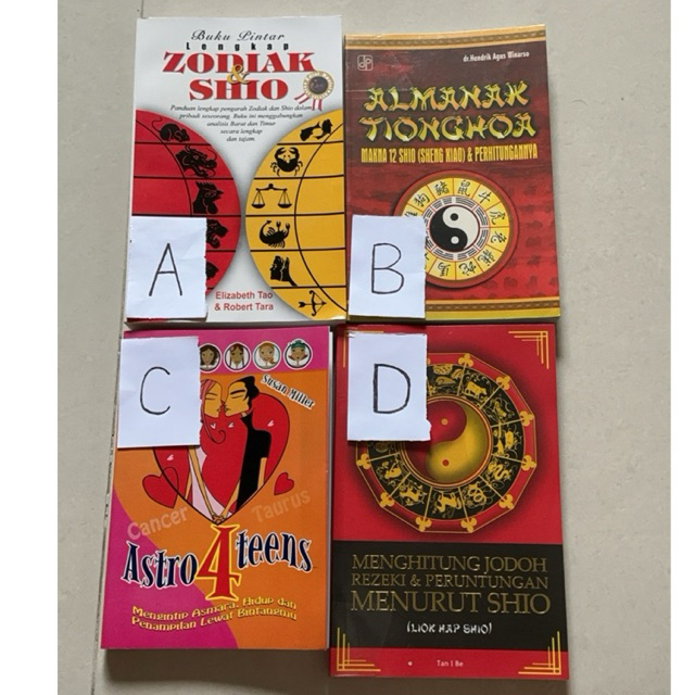 Buku Zodiac Shio Almanak Menurut Shio dan Bintang