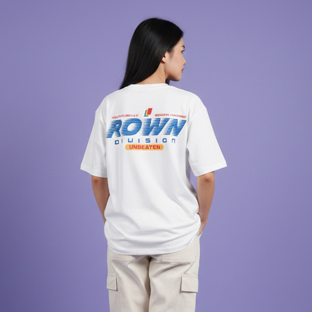 [COD] Rown Division Kaos Pendek || Luigi Putih T-Shirt Original Tee
