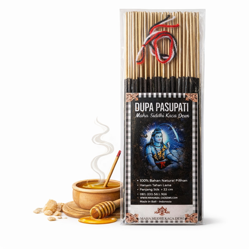 Dupa Pasupati Siwa (Siva) Aroma Kemenyan Madu | 110 Gram | Isi 50 Stik Asli Bali