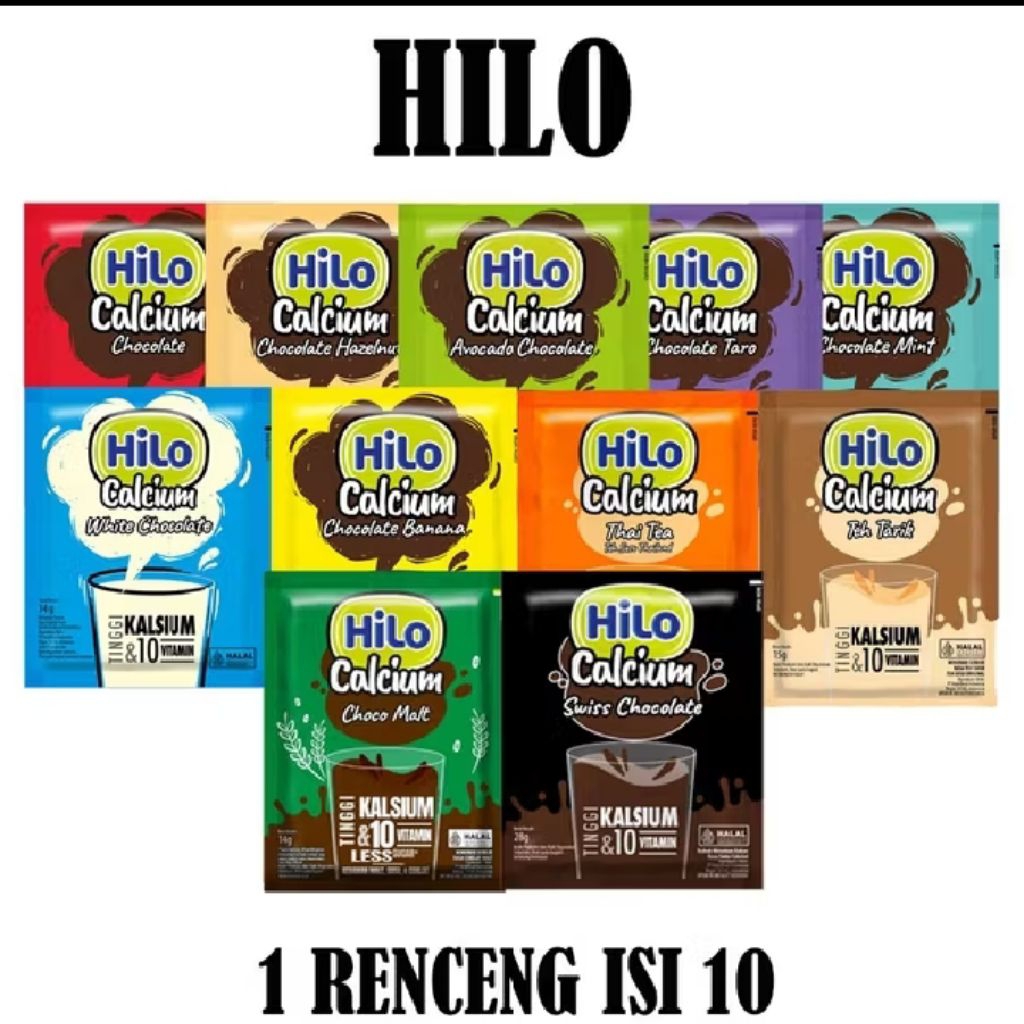 Hilo drink sachet per renceng minuman sachet instan