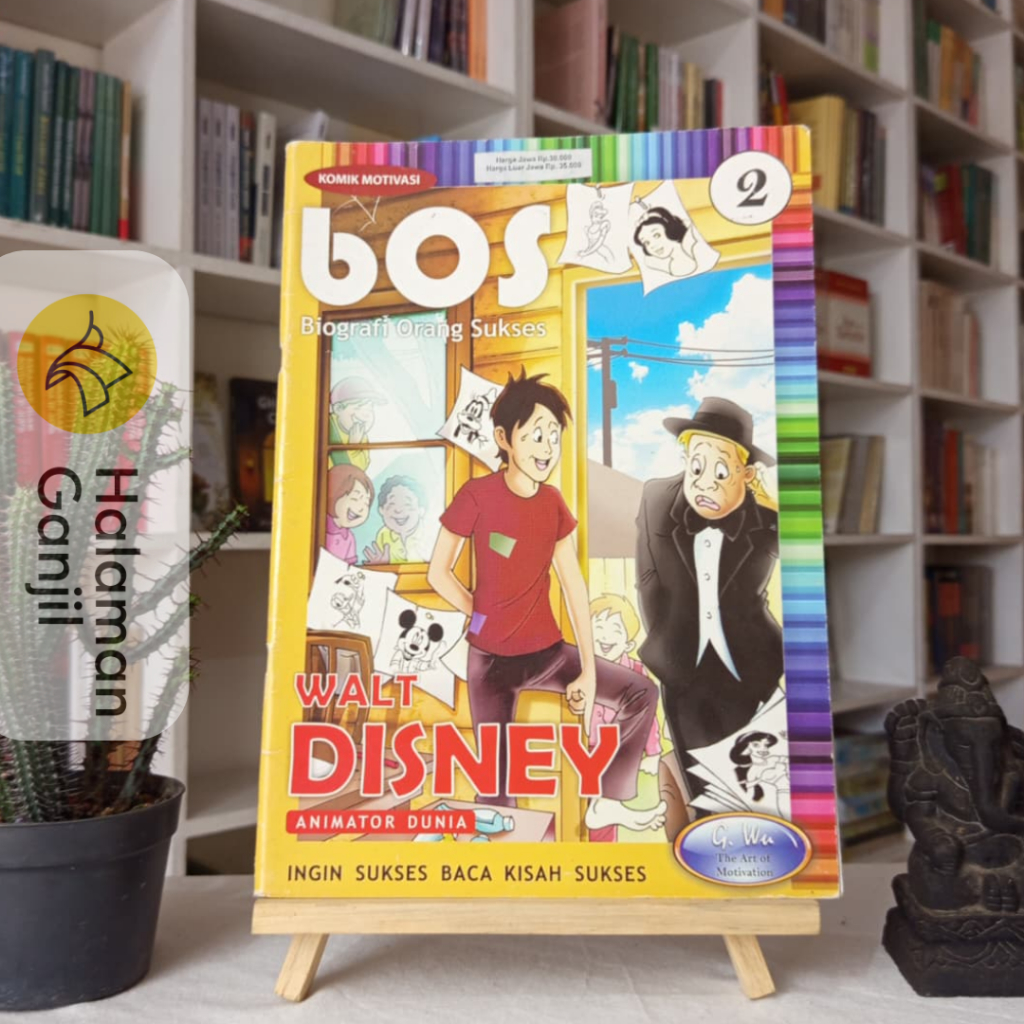 Majalah Komik Motivasi BOS : Biografi Orang Sukses - G.Wu - Glory Offset Press