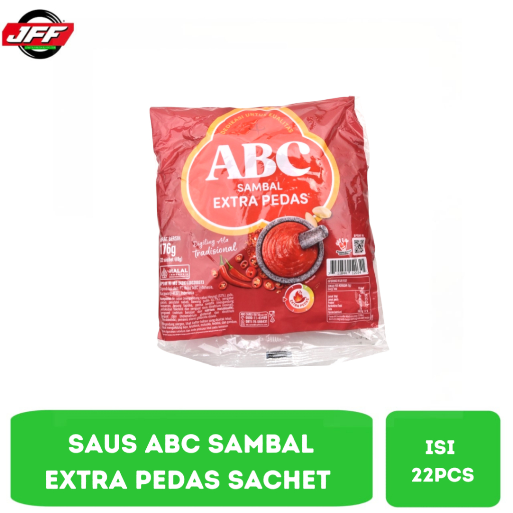 Saus ABC Sambal Extra Pedas Sachet Isi 22