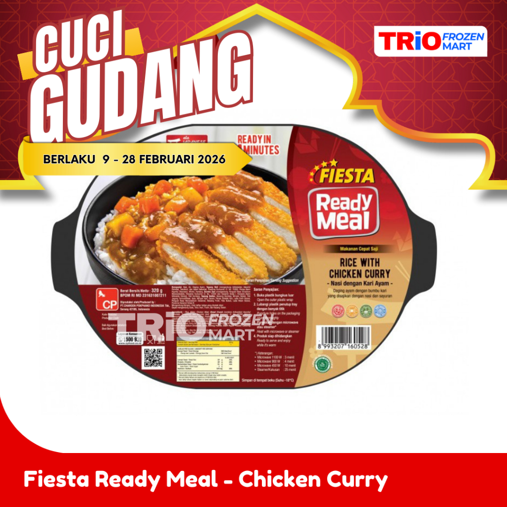 Fiesta Ready Meal Rice With Chicken Curry / Nasi dengan Kari Ayam