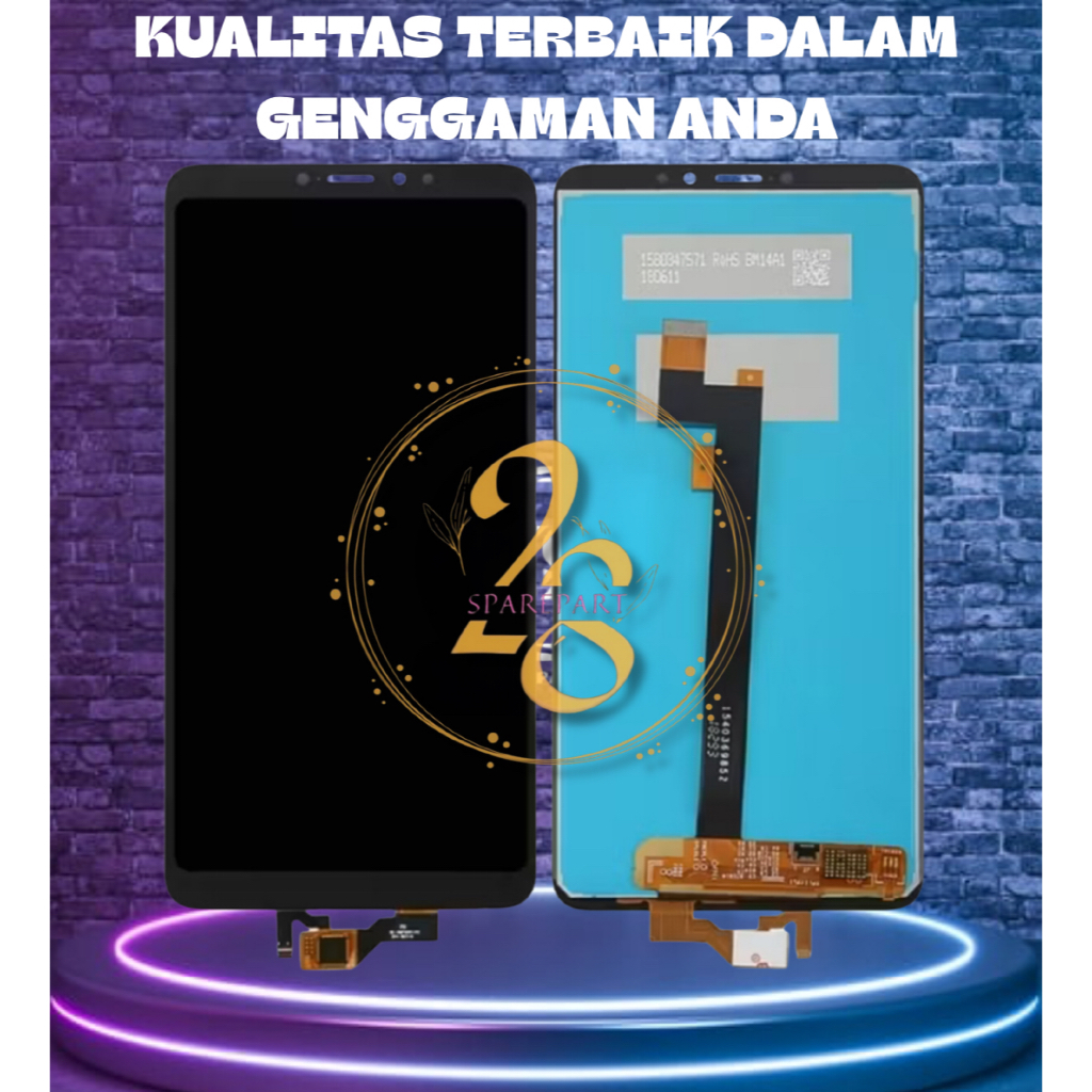 LCD TOUCHSCREEN XIAOMI MAX 3 - MI MAX 3 COMPLETE ORG LCD FULLSET