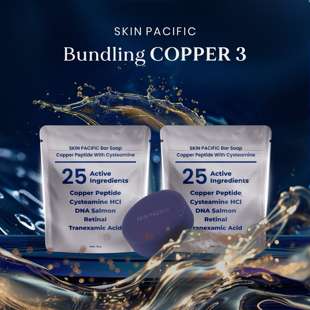 Body wash copper peptide plus retinal Skin pacific ( Dapat 3 )