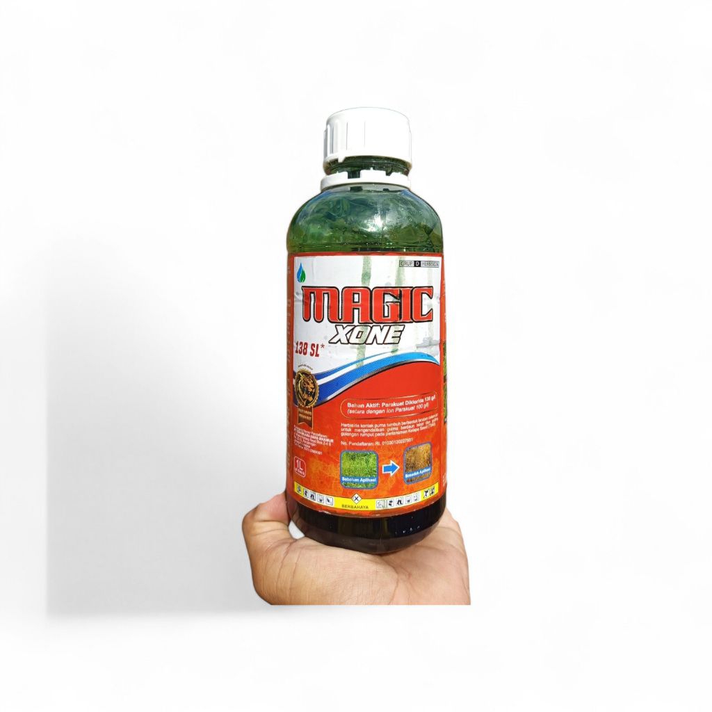 HERBISIDA KONTAK PEMBASMI GULMA RUMPUT MAGIC XONE 1L SOLUSINYA