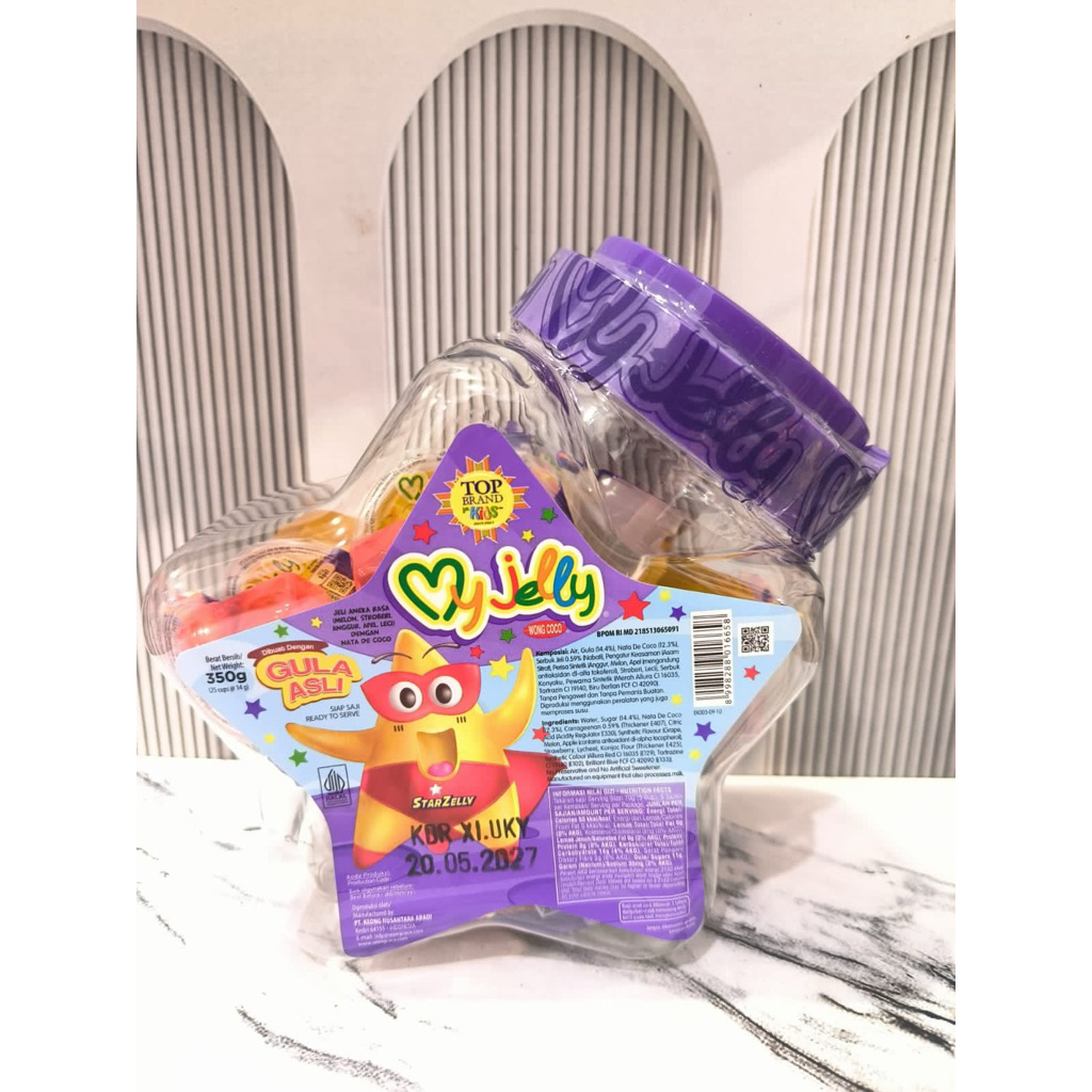 my jelly toples bintang 350gr
