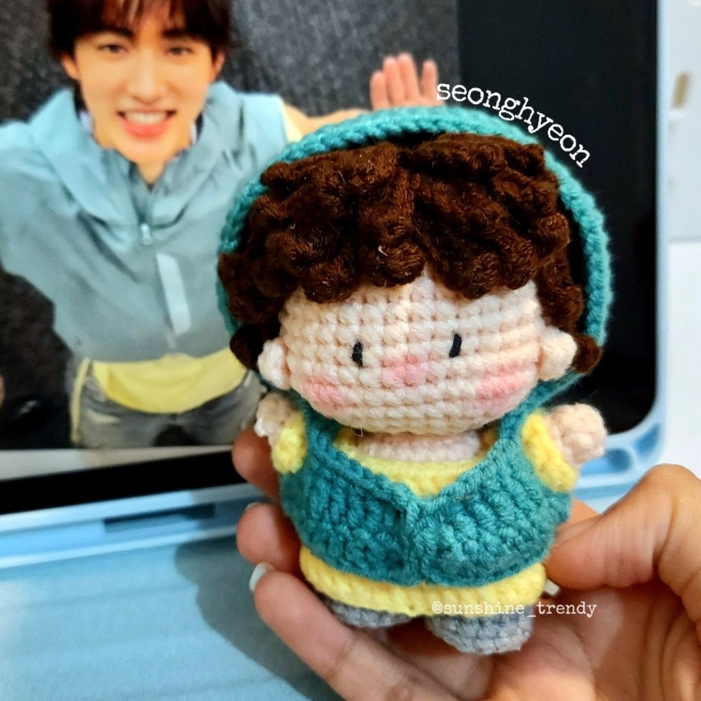 DOLL KPOP CROCHET | SEONGHYEON CORTIS CROCHET KEYCHAIN | gantungan kunci cortis seonghyeon