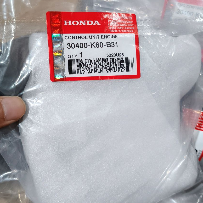 30400K60B31 ECM,ECU (Eng Control Unit) Honda Vario 125 eSP (B31) 30400-K60-B31