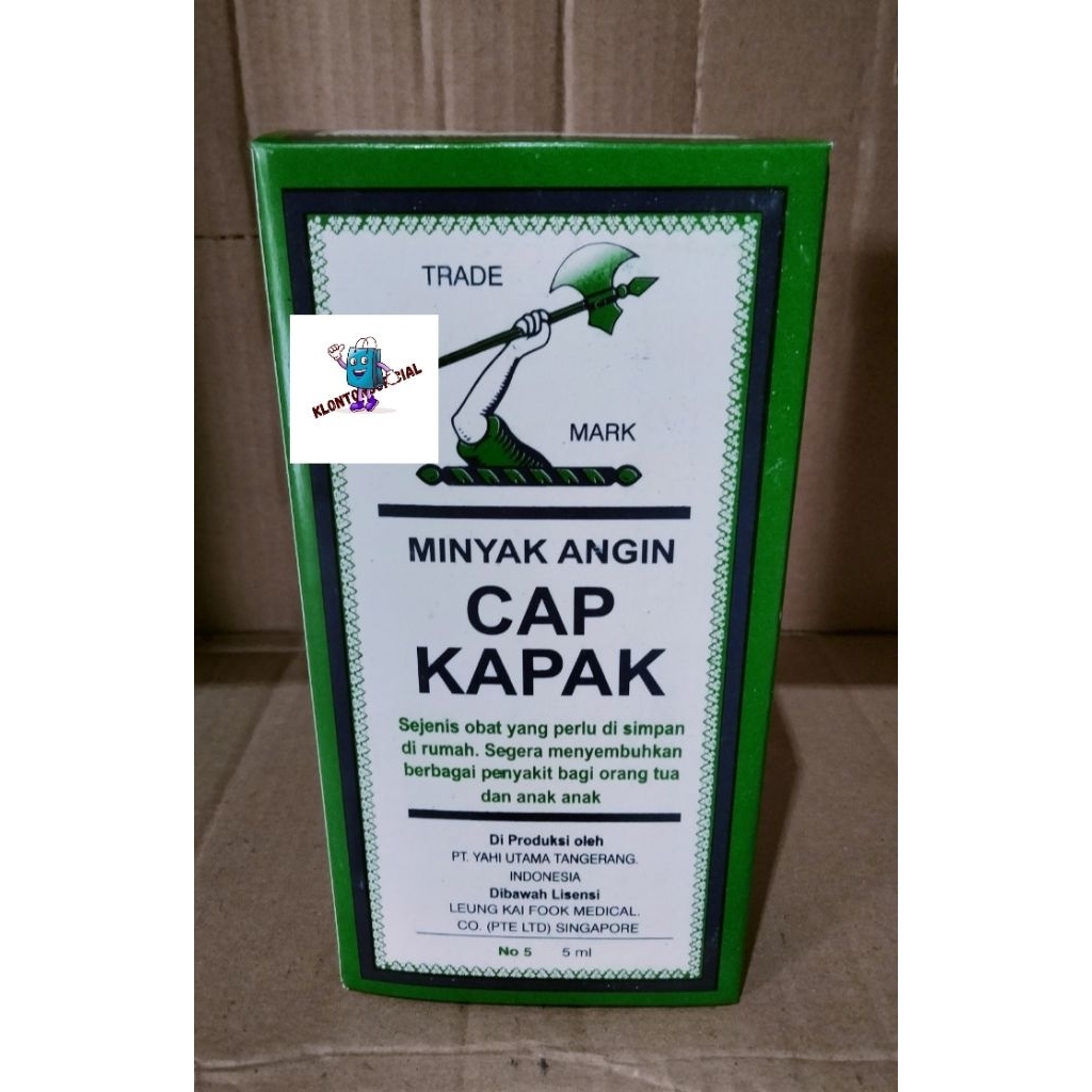 (1PACK) Minyak Kapak/Minyak Cap Kapak 5ML