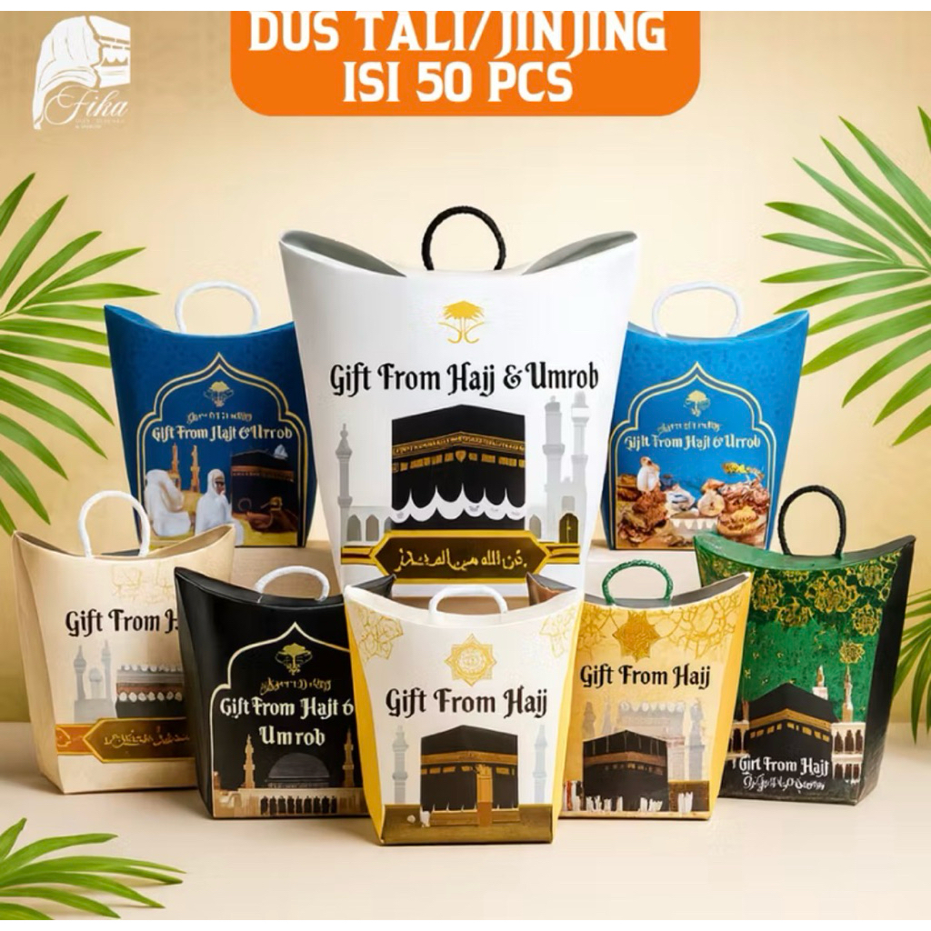 tas kertas kecil gift haji dan umroh