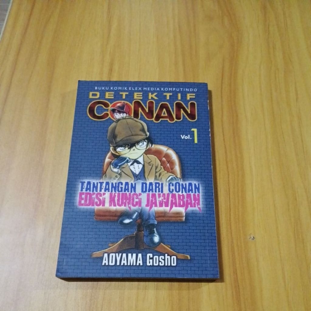 Komik Detektif conan tantangan dari conan edisi kunci jawaban vol 1