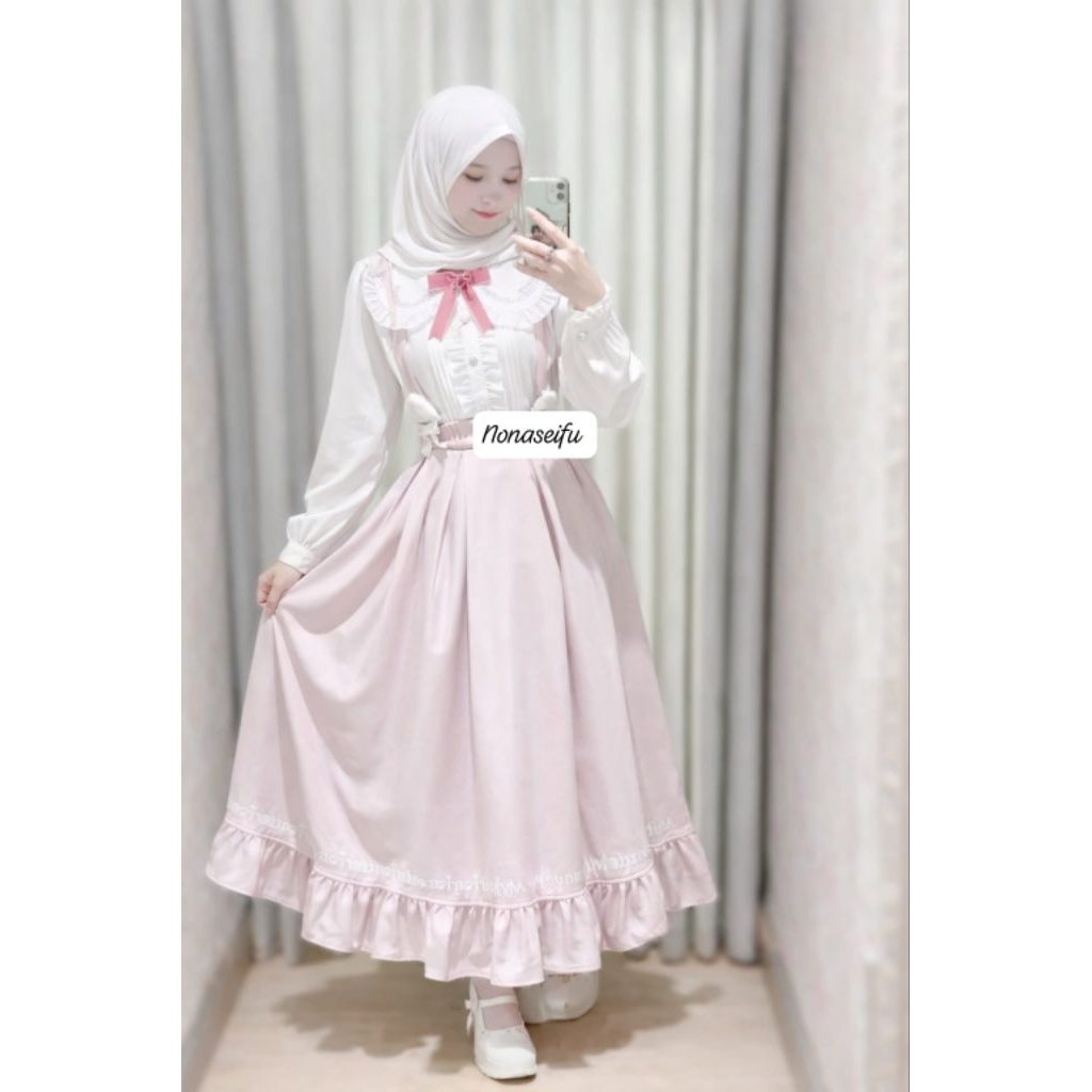 nonaseifu - setelan Himawari ootd kawaii Lolita daily Harajuku syari hijab versi