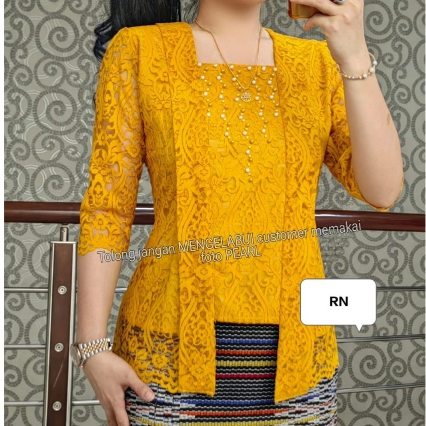 NR ATASAN BLUS KARTINI SEMI PRANCIS/BAJU KEBAYA KONDANGAN WANITA GEREJA
