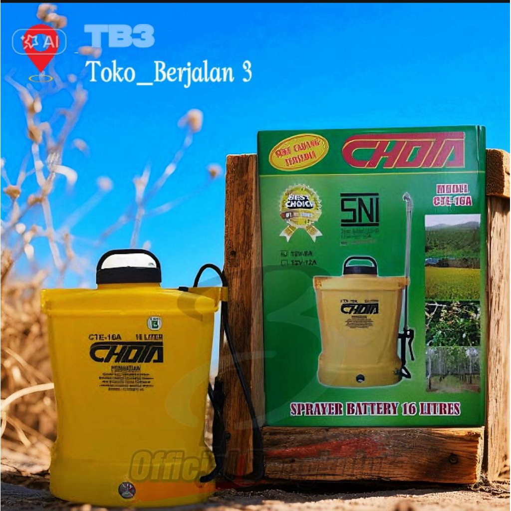 Sprayer CHOTA Elektrik Kuning Semprotan Pertanian