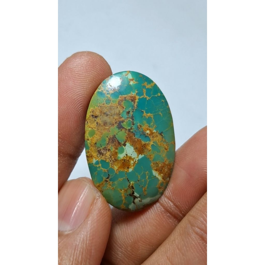 NATURAL PIRUS PERSIA HIJAU SERAT EMAS