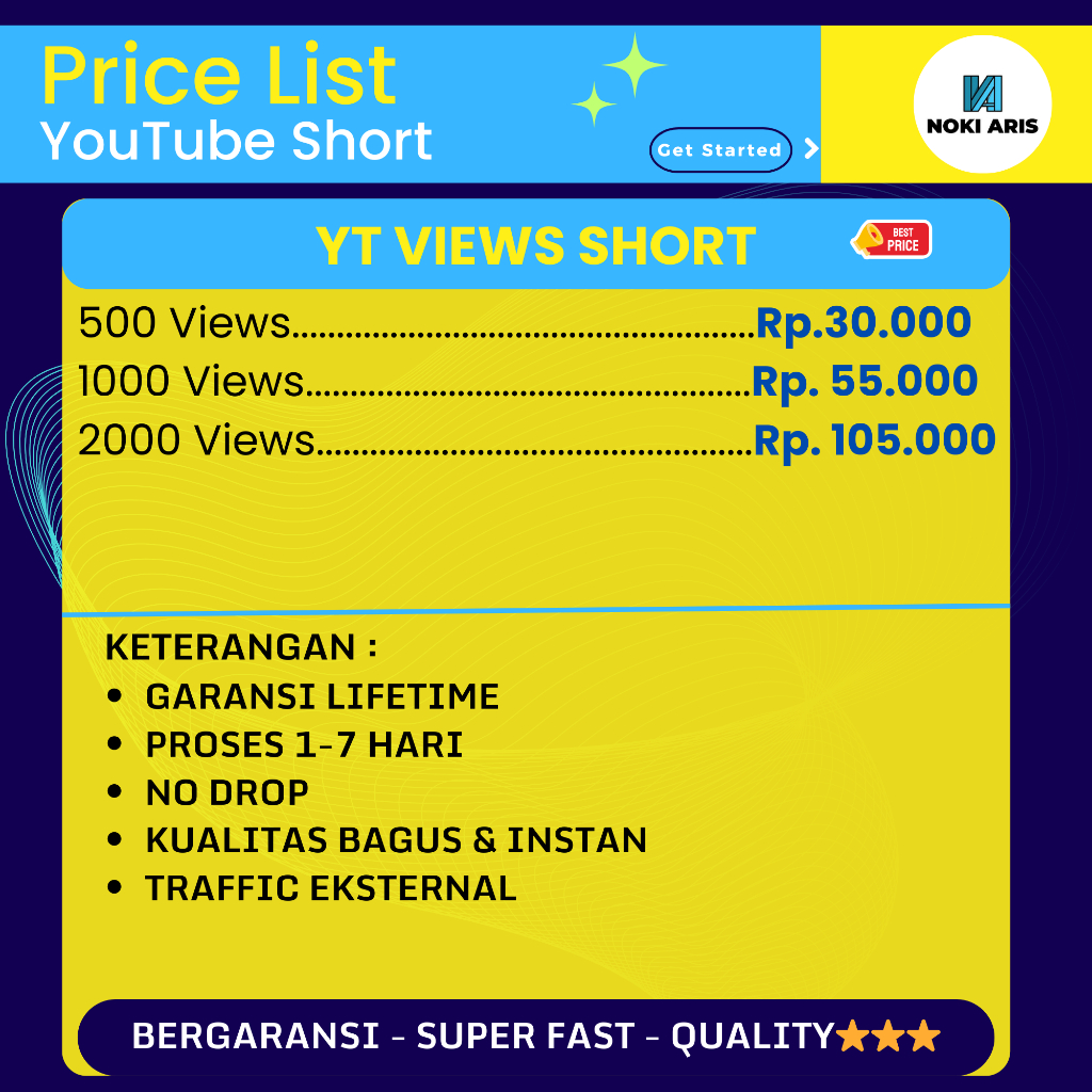REAL Jasa YouTube Shorts Views Berkualitas Bergaransi Aman, Proses Cepat