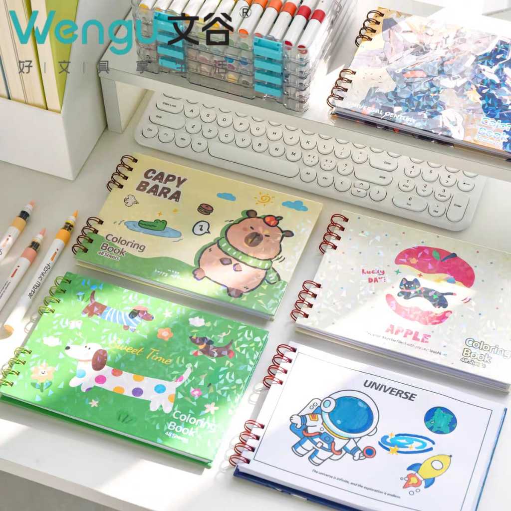 Wengu Coloring Book Buku Mewarnai A5 48 halaman