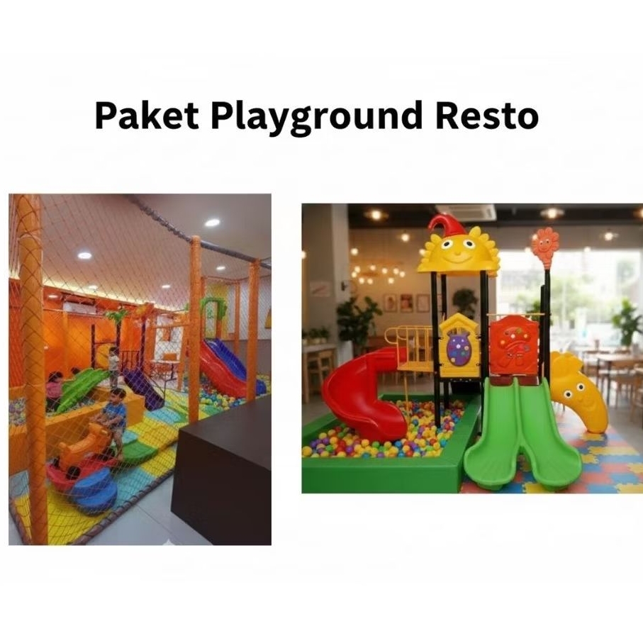 Playground Resto Indoor Outdoor Taman Kota, Perumahan, Sekolah
