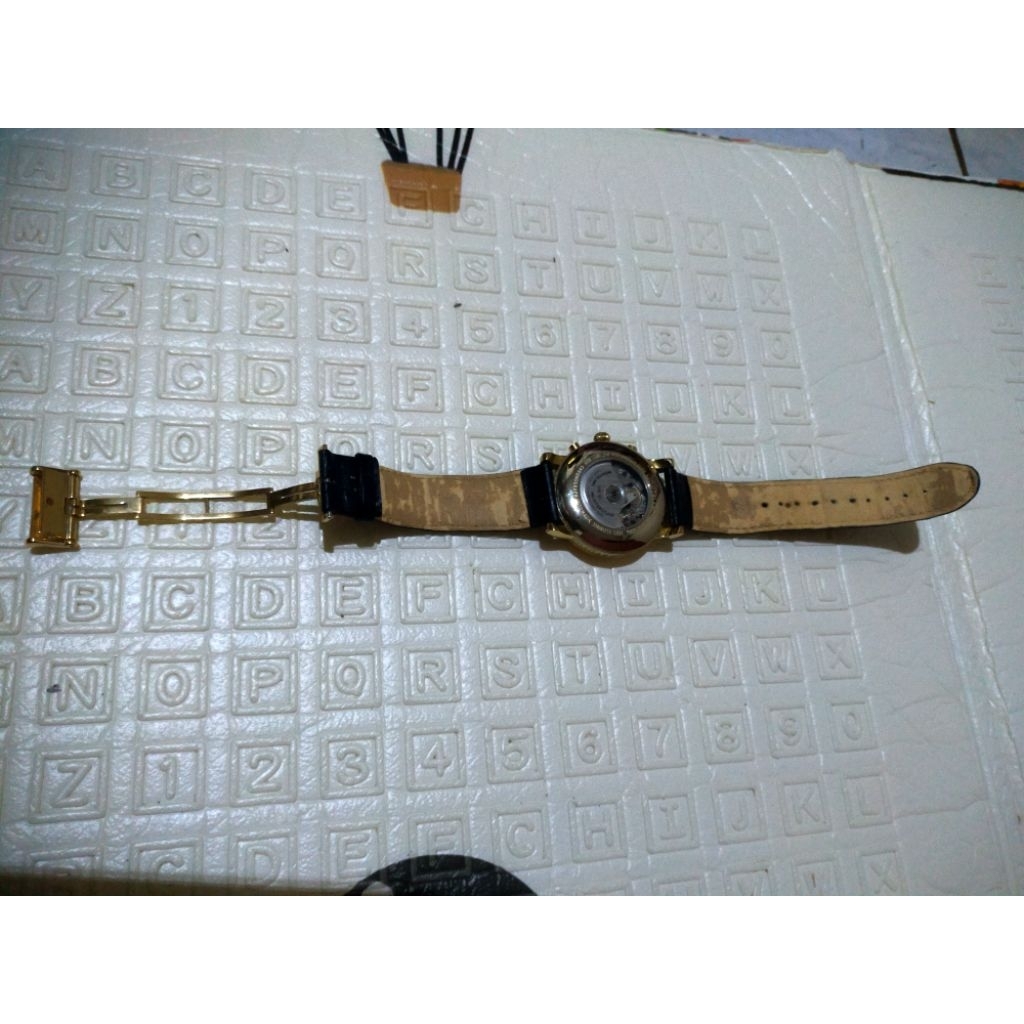 jam tangan second Montblanc gmt automatic chronographe stainless steel 7067 PL391733