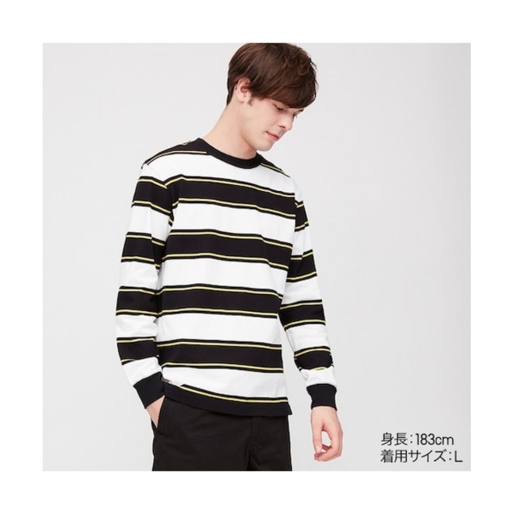 link CO LONGSLEEVE UNIQLO STRIPE