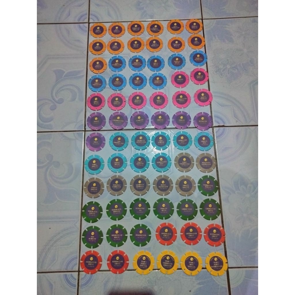 tazos Harry potter 1 set