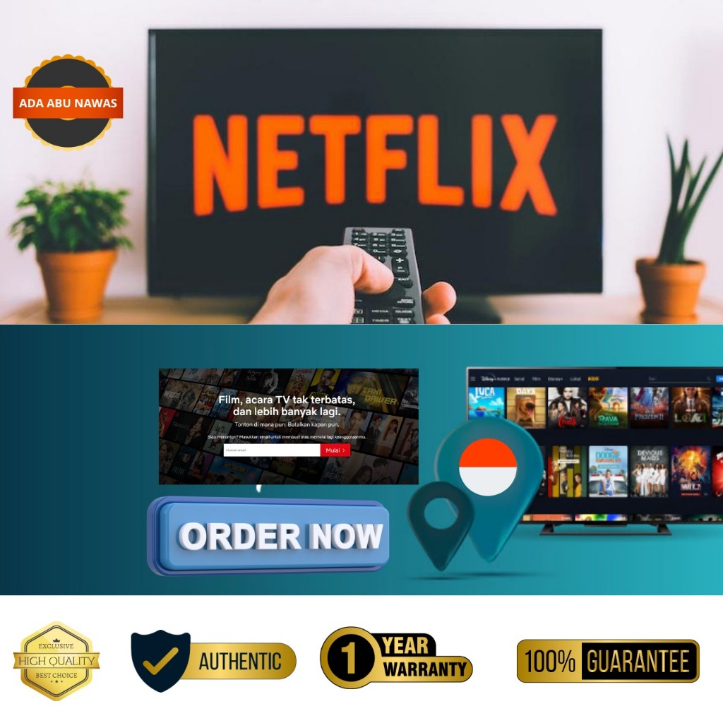 PAKET NETFLIX HARIAN FULL GARANSI