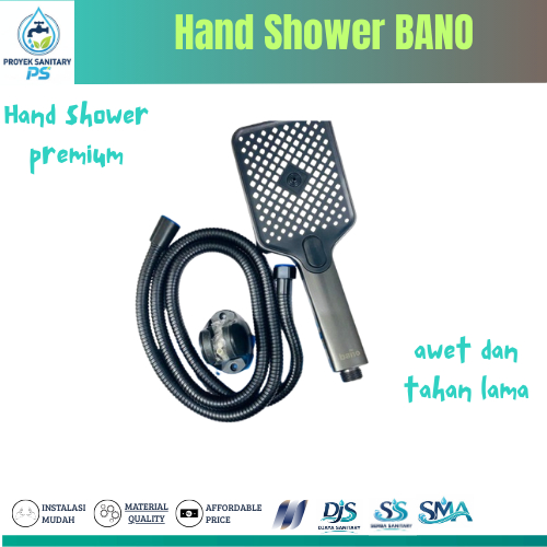 Hand Shower Mandi Bano Kotak Minimalis / Shower Kamar Mandi Modern