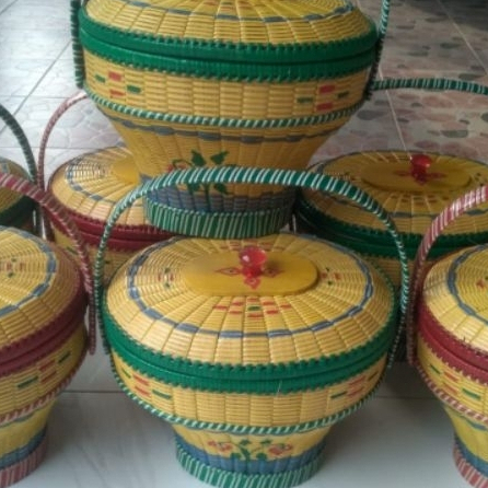 Anyaman Rapi - Tas Wadah Beras Nasi Dari Bambu