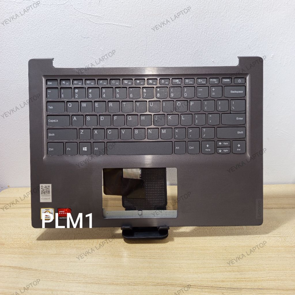 [ HITAM ] Palmrest Lenovo Ideapad S145-14AST bisa untuk V14-ADA Normal Tested Seken Original [ frame