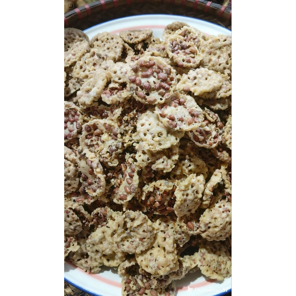 Peyek Kacang Tanah 1kg Enak Renyah