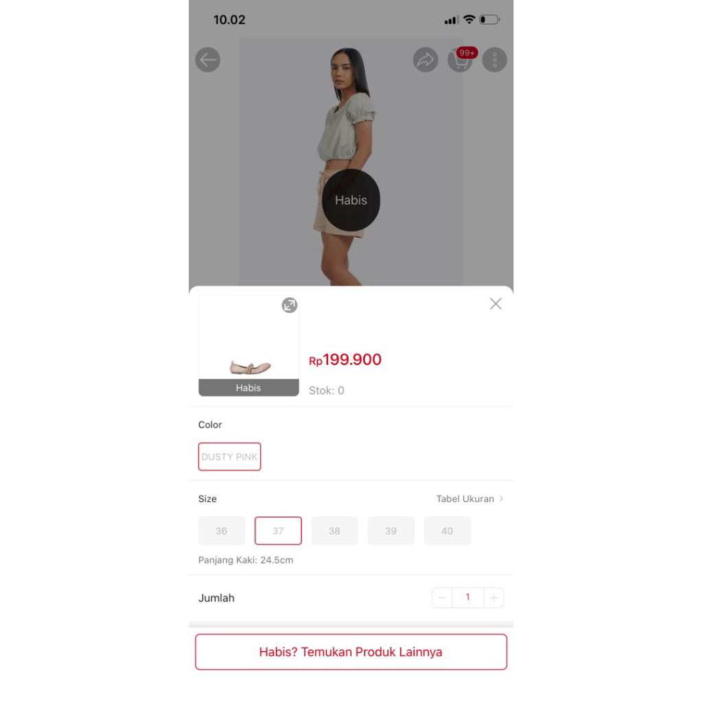 preloved flat shoes/pansus colorbox original store