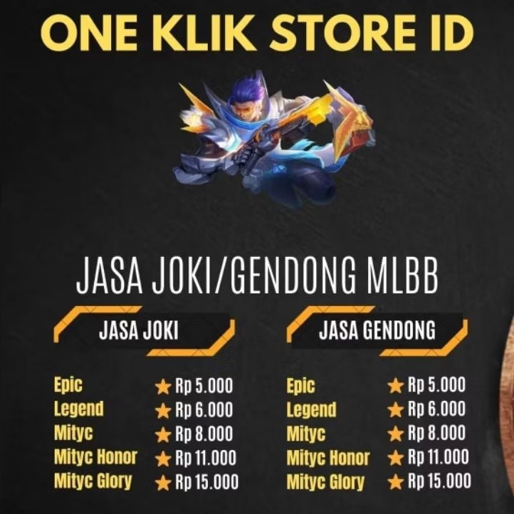 Jasa Mabar (Gend0ng VIP) Mlbb