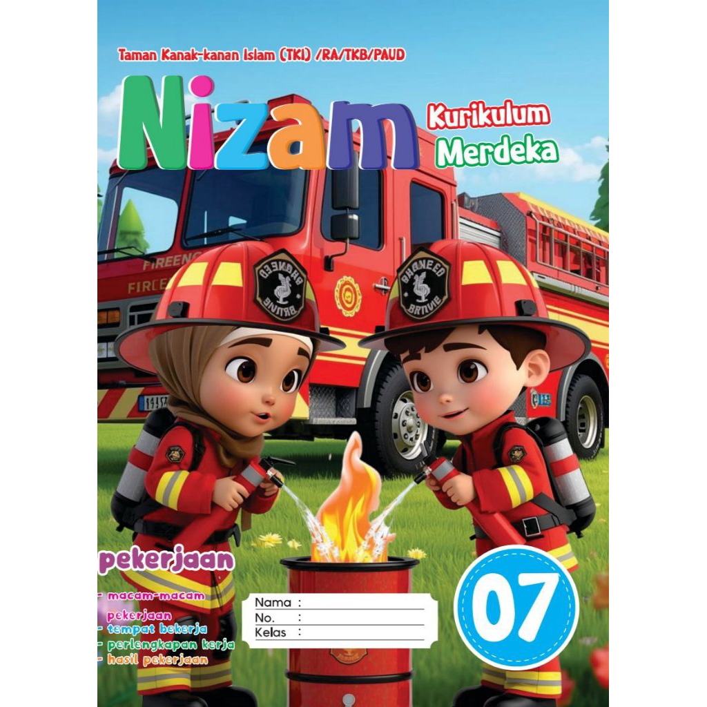 Majalah TK  Islam kurikulum Merdeka - Nizam 07 Kel. B. pekerjaan