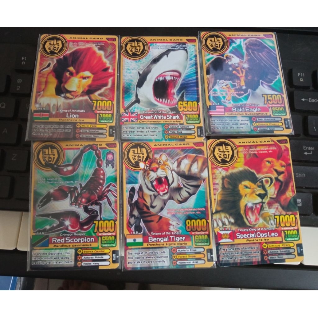 (BACA DESKRIPSI) animal kaiser plus gold set ver 1-3 replica + special ops leo (buat main dimesin)