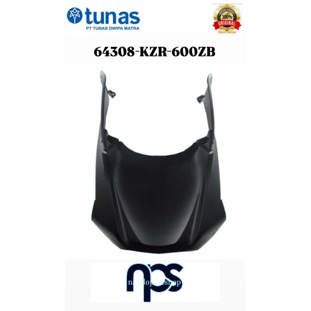 Cover Fr Lower Dek Paruh Honda Vario 125 FI / KZR Original AHM (64308KZR600ZB)