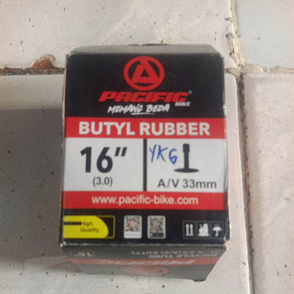 Ban Dalam Sepeda Anak 16 x 3.0 Pacific