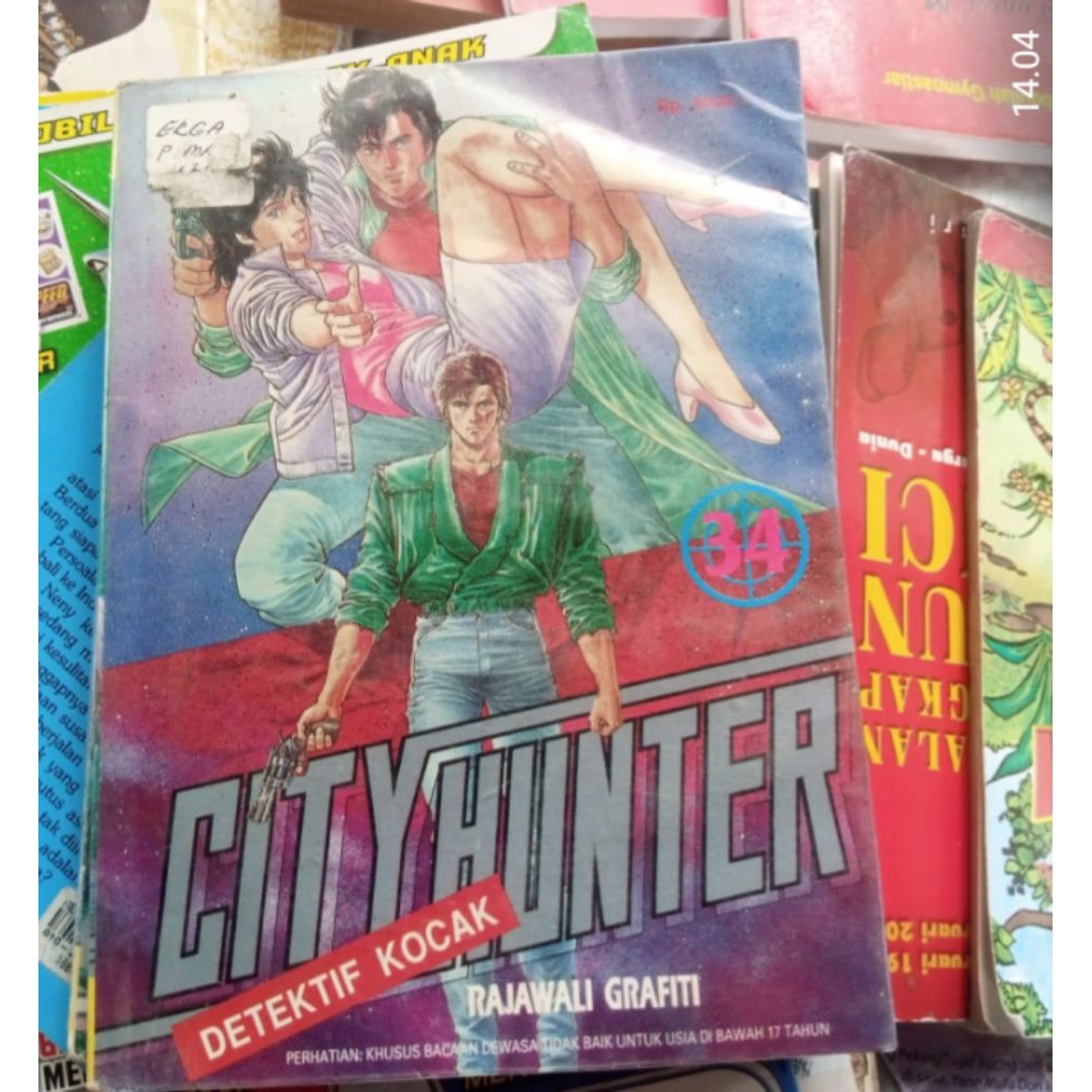 CITY HUNTER/Rajawali grafiti, ready 34,35