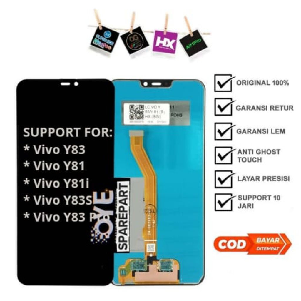 LCD VIVO Y83/Y81/Y81i/Y83S/Y83 PRO