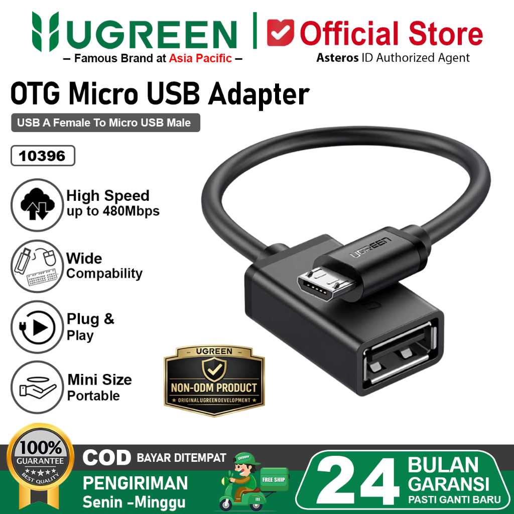 UGREEN Kabel OTG Micro USB to USB 2.0 Female 10396