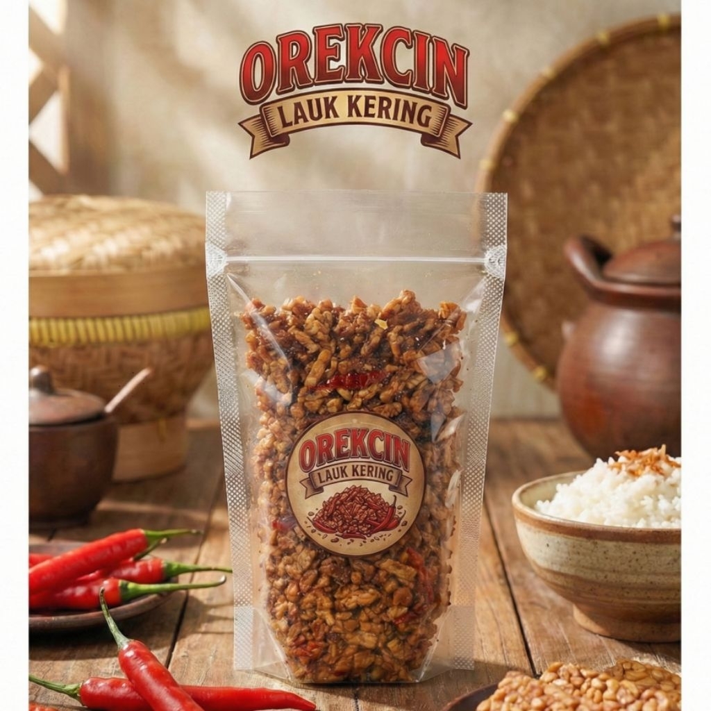 Tempe Kering Orekcin Gurih Manis Renyah | Lauk Kering Tahan Lama