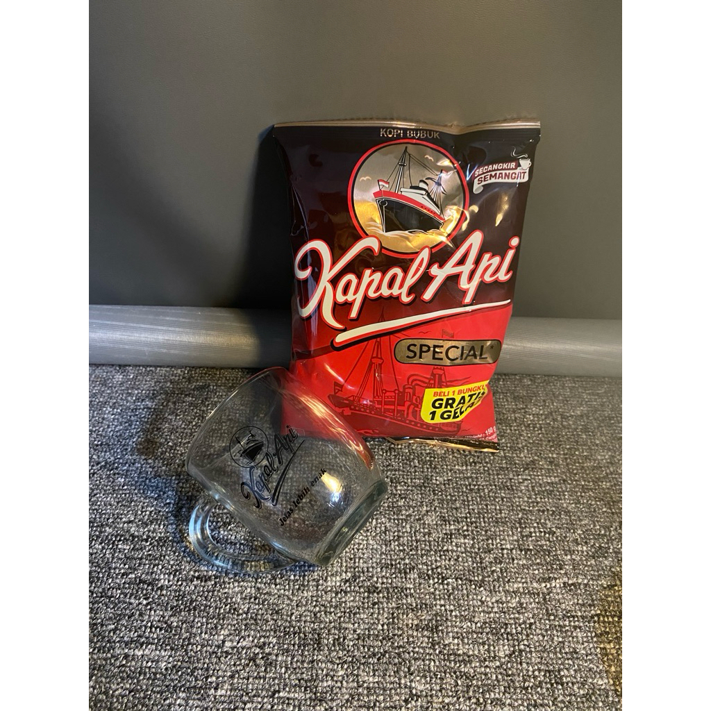 KOPI KAPAL API SPESIAL 150gr | KOPI TANPA GULA | TANPA GELAS